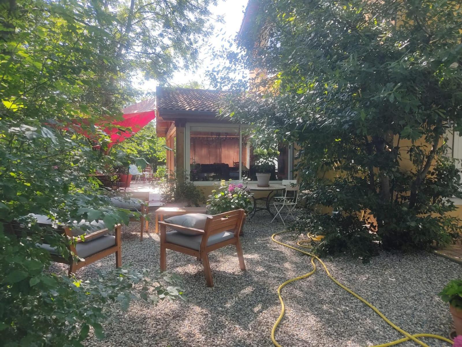 La Frenaie Bed & Breakfast Saint-Cyr-sur-le-Rhone Bagian luar foto